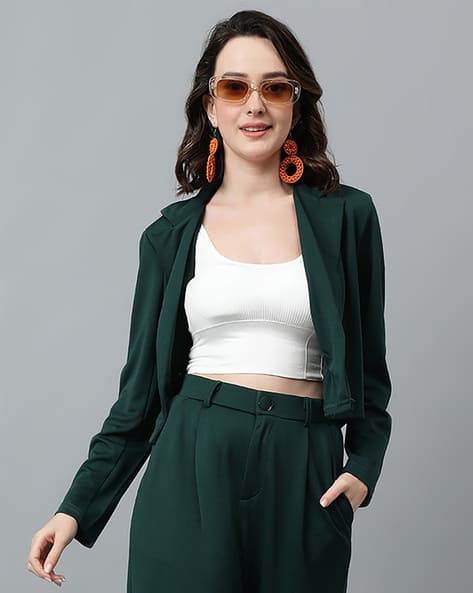 KOTTY Women Single Breasted Casual Blazer