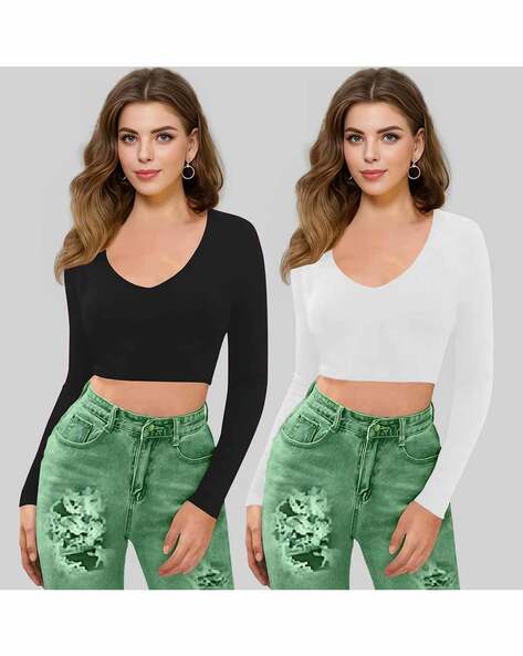 Maheshvi Pack of 2 Women Fitted Top