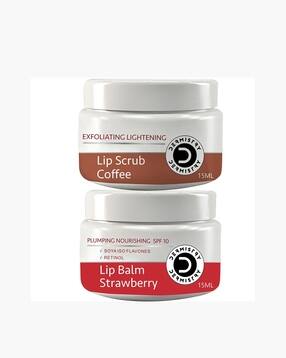 dermistry Women Set of 2 Coffee Exfoliating Lightening Lip Scrub-picture-28