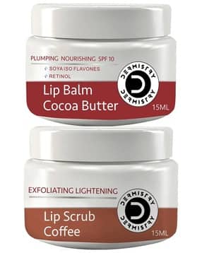 dermistry Women Set of 2 Coffee Exfoliating Lightening Lip Scrub-picture-42
