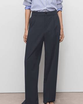 buda jeans co Women Relaxed Fit Flat Front Trousers-picture-29