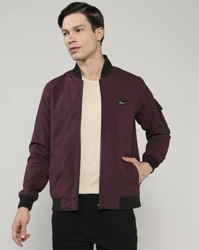 lee cooper Men Regular Fit Bomber Jacket-picture-49