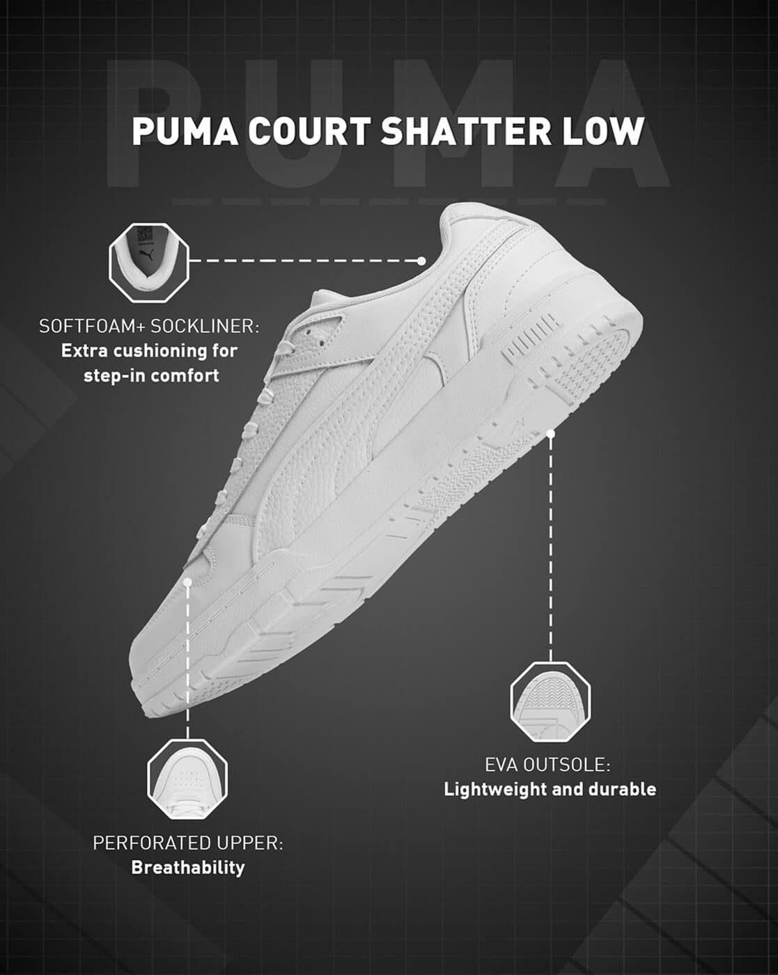 Buy White Sneakers for Men by PUMA Online | Ajio.com