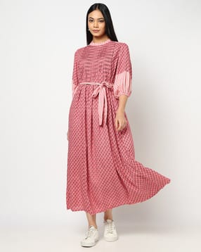 yousta Women Floral Flared Dress-picture-35