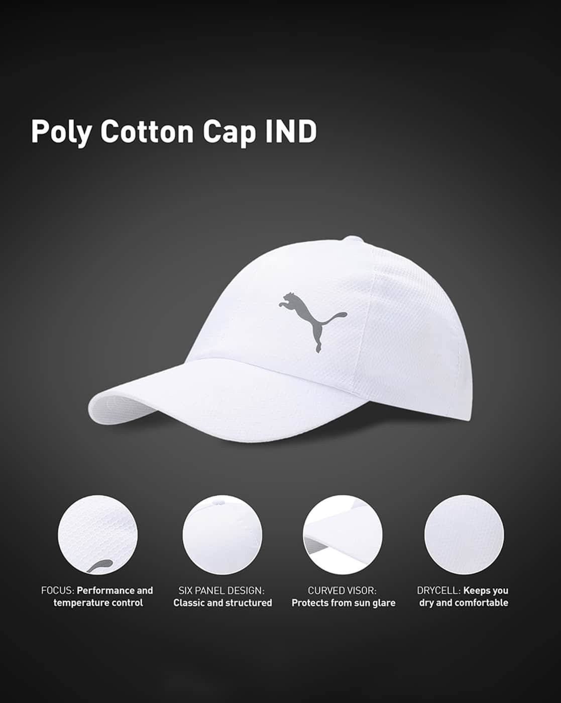 Buy White Caps \u0026 Hats for Men by Puma Online | Ajio.com