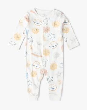 mothercare Infants Graphic Print Cotton Sleepsuit-picture-40