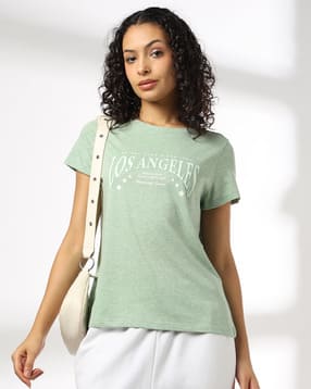 teamspirit Women Typographic Print Regular Fit Round-Neck T-Shirt-picture-53