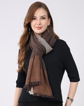 monte carlo Women Chevron Pattren Stole-picture-46