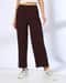 Women Relaxed Fit Flat-Front Trousers