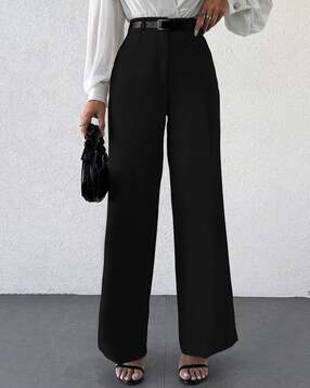 buda jeans co Women High-Rise Flat-Front Relaxed Fit Pants-picture-34
