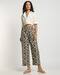 All-Over Print Cotton Slub Pants