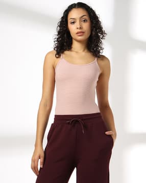 teamspirit Women Striped Slim Fit Camisole-picture-13