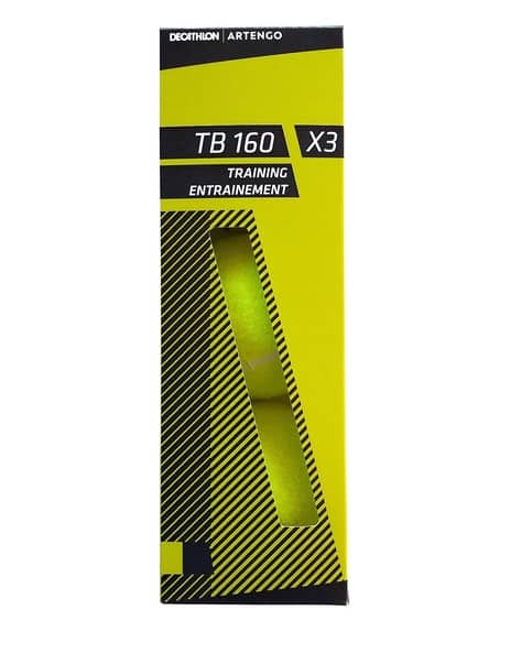 Decathlon Artengo - Unisex TB160 Robustness Tennis Ball Pack of 3
