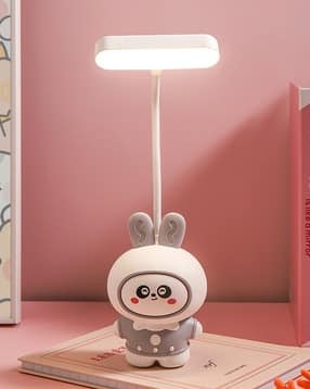 Cartoon Rabbit Pencil Sharpener with USB Rechargeable Desk Lamp-image-22