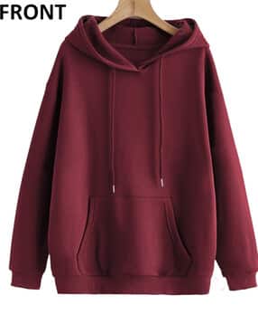 fyre rose Women Typographic Print Hoodie-picture-15