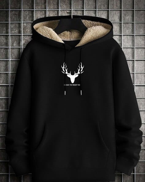 Buy TOGS & TERRE Men Regular Fit Printed Hoodie Online | Ajio.com
