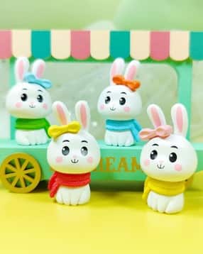 gopalvilla Pack of 4 Car Decoration Charming Cartoon Rabbit-picture-14