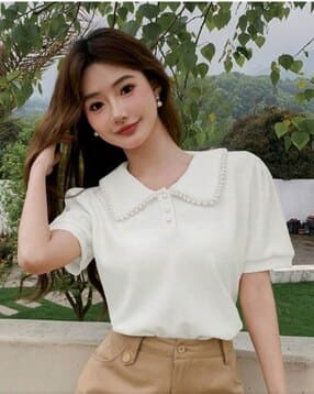 revangi Women Ribbed Relaxed Fit Top-picture-27