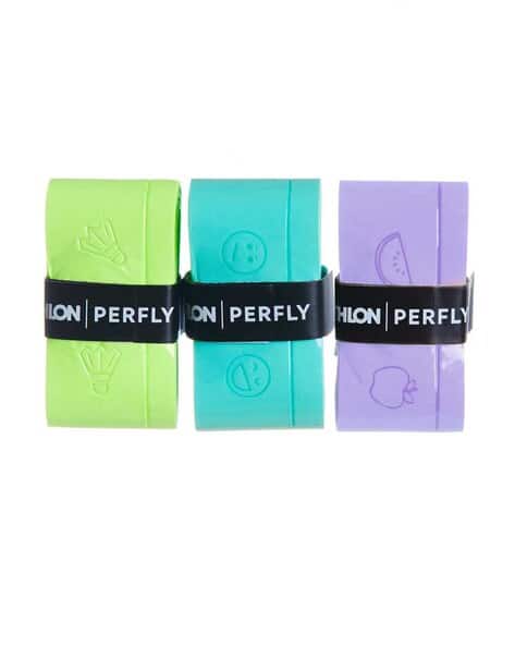 Decathlon Perfly - Unisex Abrasion Resistant Badminton Comfort Overgrip Pack of 3