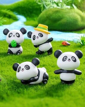 gopalvilla Set of 4 Cake Topper Cute Panda-picture-12