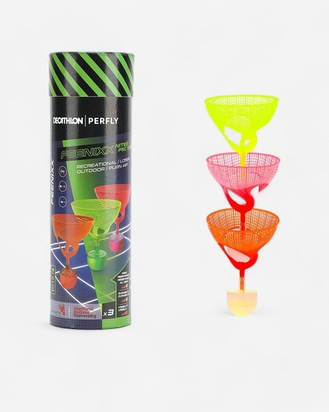 Decathlon Unisex Feenixx 530 Nite Visibility Badminton Plastic Shuttlecock