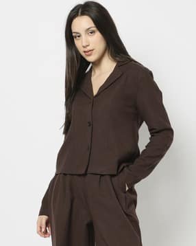 Women Regular Fit Single-Breasted Blazer