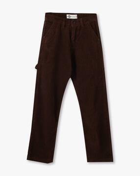 Boys Mid-Rise Wide-Leg Trousers-image-3