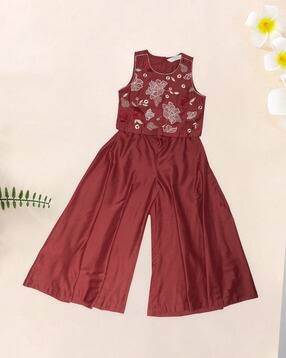 akkriti by pantaloons Girls Embroidery Kurta Set-picture-12