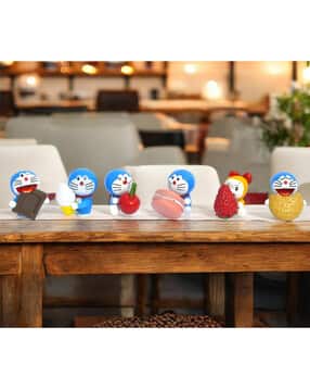Pack of 6 Customized Cute Mini Doraemon Figures Decoration 3D Model-image-33