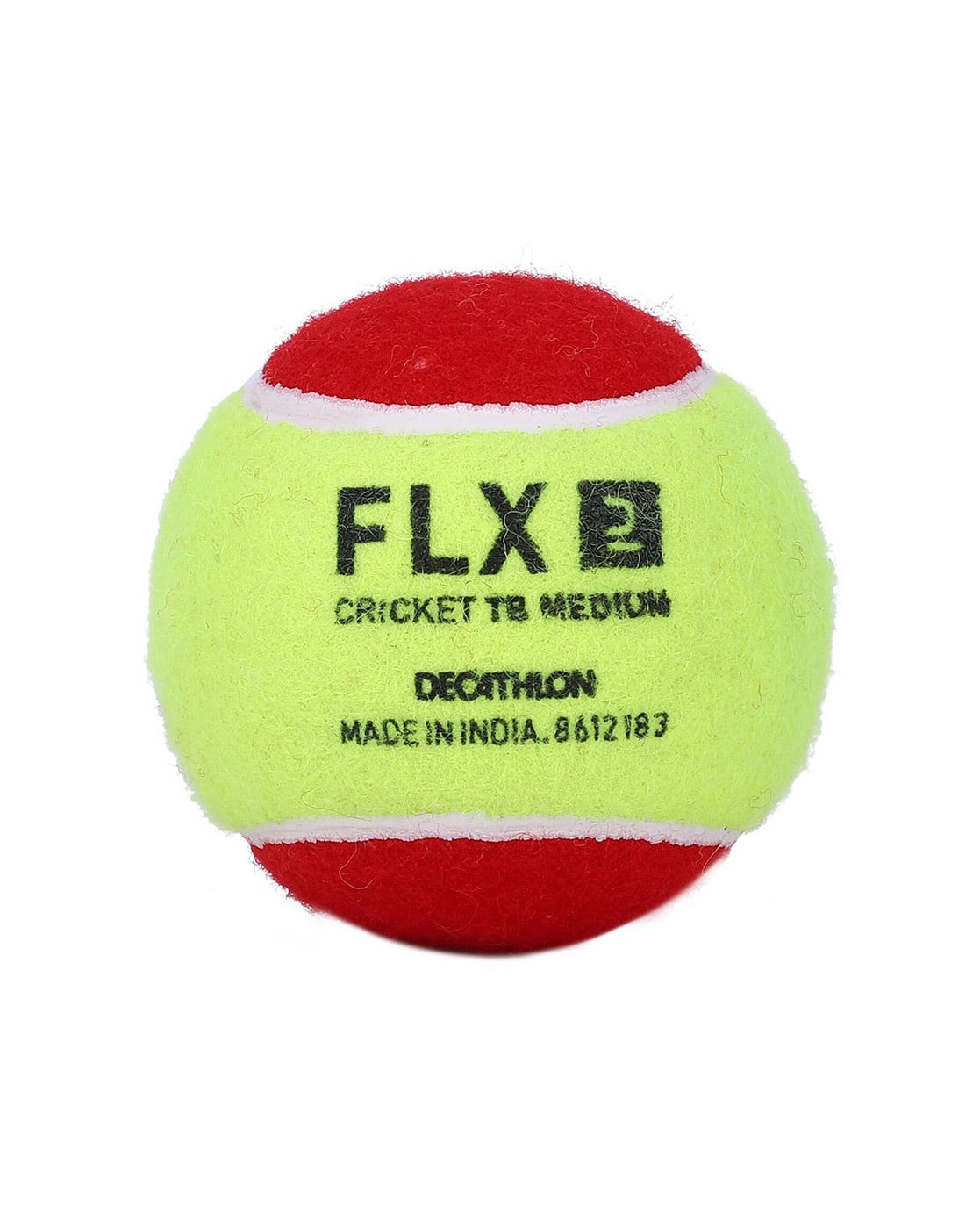 Decathlon FLX - Medium Tennis Cricket Ball (Black)