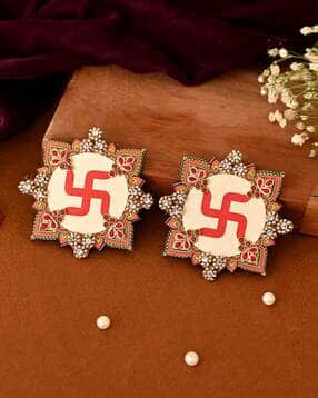 aapno rajasthan Set of 2 Swastik Design Hanging -picture-18