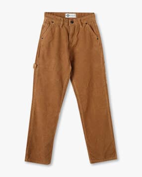 lee cooper Boys Striped Regular Fit Carpenter Trousers-picture-24