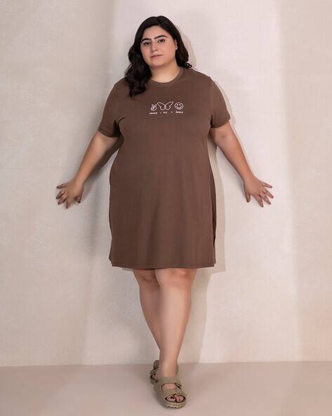 TITTLI Women Cotton Printed T-shirt