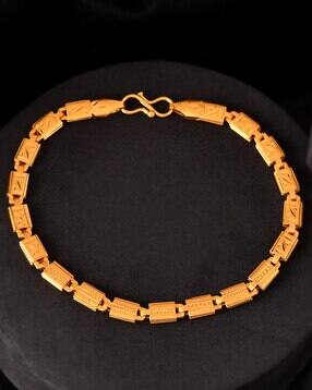 valley of jewellery (voj) Men Gold Daily Use Bracelet-picture-52