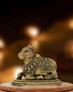 Pure Brass Nandi Idol 