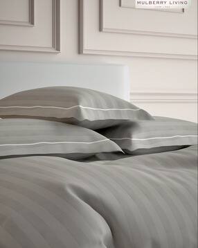 mulberry living Set of 2 Striped Rectangular Pillow Covers 300TC-picture-50