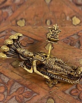Pure Brass Vishnu Idol