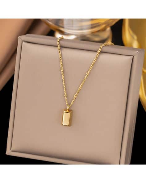 Jewels galaxy Women Gold Plated Anti Tarnish Stainless Steel Pendants