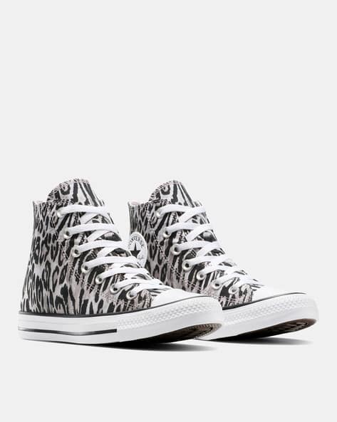 CONVERSE Unisex Chuck Taylor All Star Leopard High-Top Canvas Sneakers