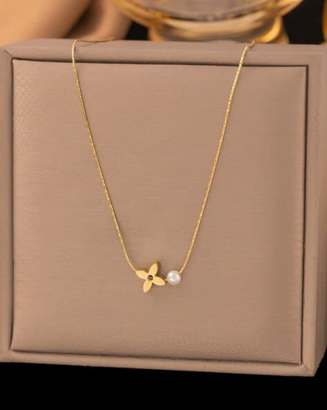 Designs & You Women Gold Plated Anti Tarnish Stainless Steel Pendant