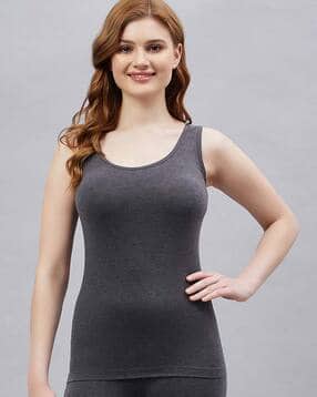 Women Slim-Fit Antibacterial Thermal Tops-image-37