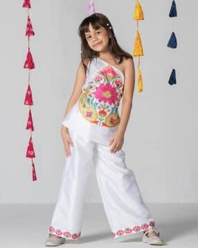 spunkies Girls A-Line Kurta Set-picture-26