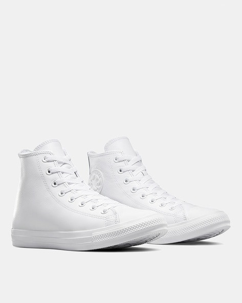 CONVERSE Unisex Chuck Taylor All Star Leather High-Top Leather Sneakers