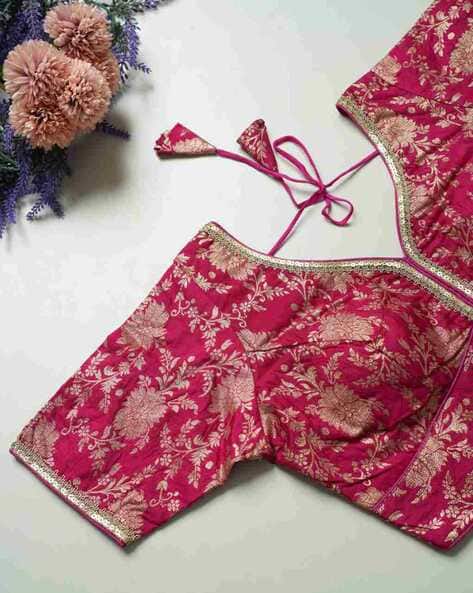 Nyrika Women Floral Back Open Blouse