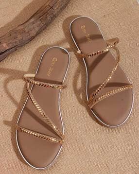 retro walk Women Embellished Slip-On Flat Sandals-picture-12