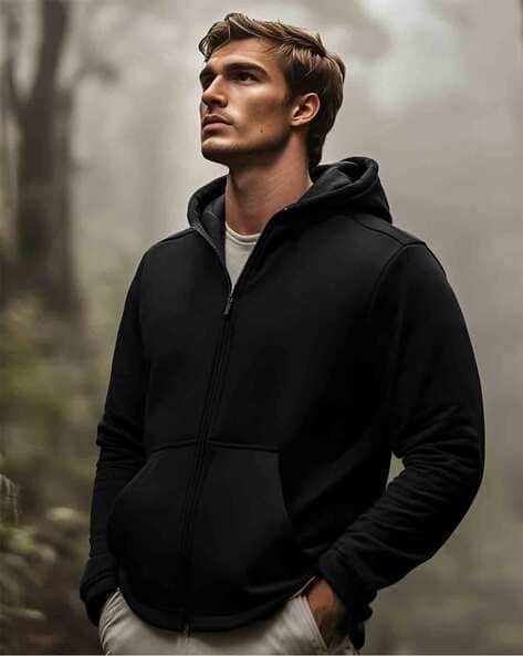Buy Black Sweatshirt Hoodies for Men by AUSK Online