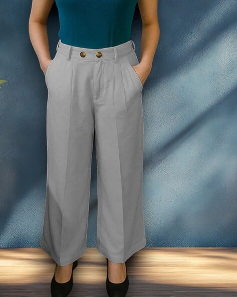 KOTTY High-Rise Wide Leg Pants