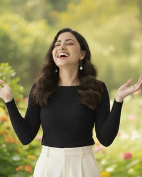 nyrika Women Ribbed Slim Fit Blouse-picture-32