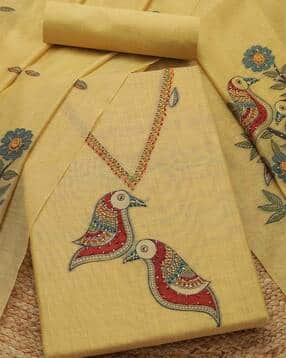 Women Self-design Unstitched Dress Material