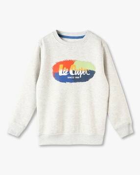 lee cooper Boys Logo Print Regular Fit Sweatshirt-picture-34